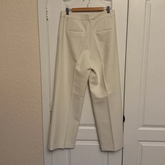 Aritzia Wilfred Effortless Cream Women's Trousers - Picture 8 of 16